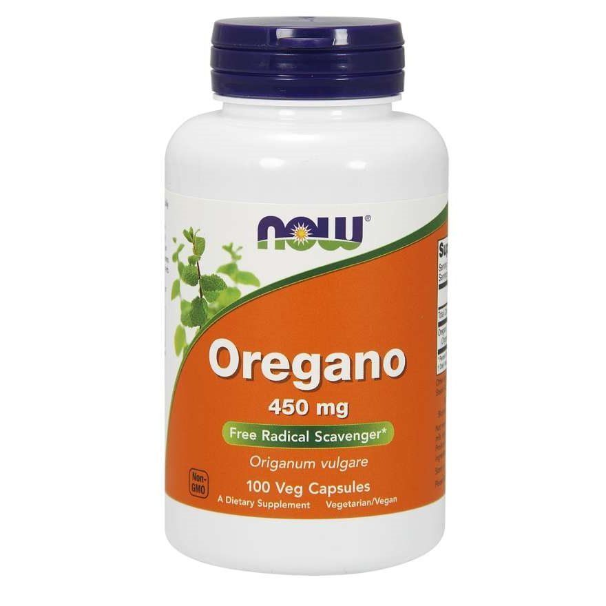 Now Foods, Oregano, 450 мг, 100 капсул