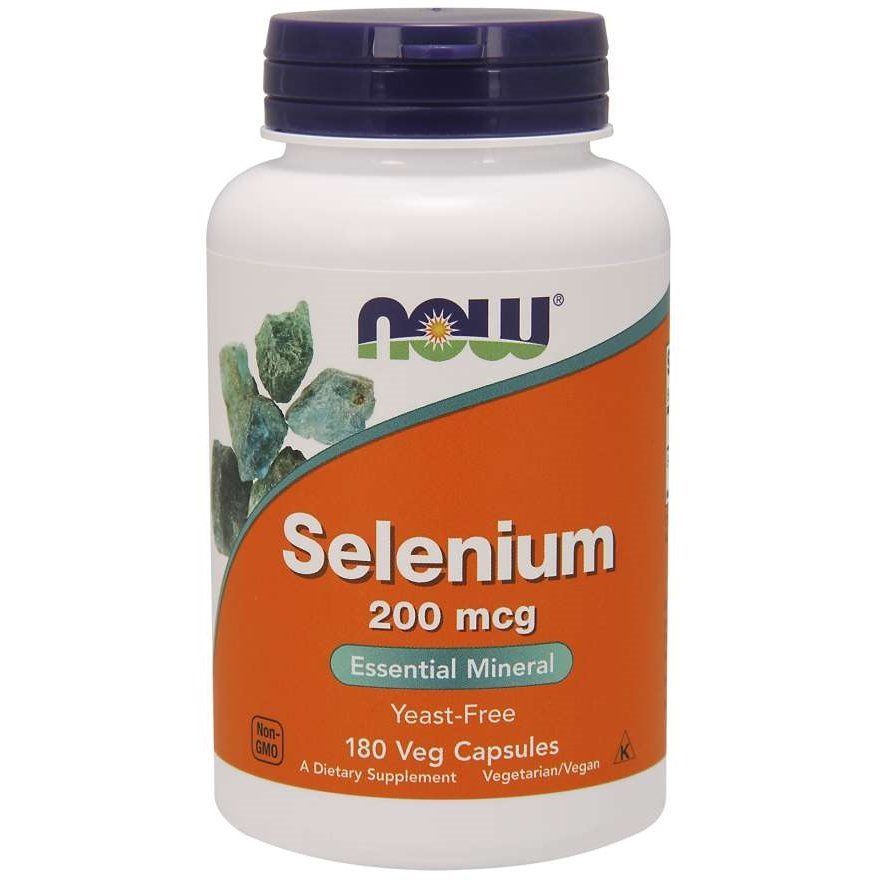 NOW Foods, Selenium, 200 мкг, 180 капсул