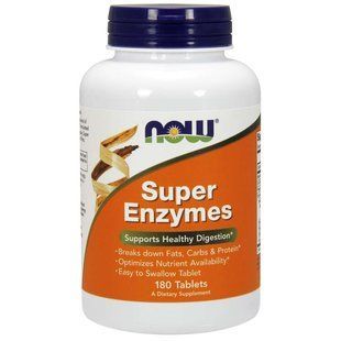 NOW Foods, Super Enzymes, 180 таблеток