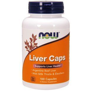 NOW Foods, Liver Caps, 100 капсул