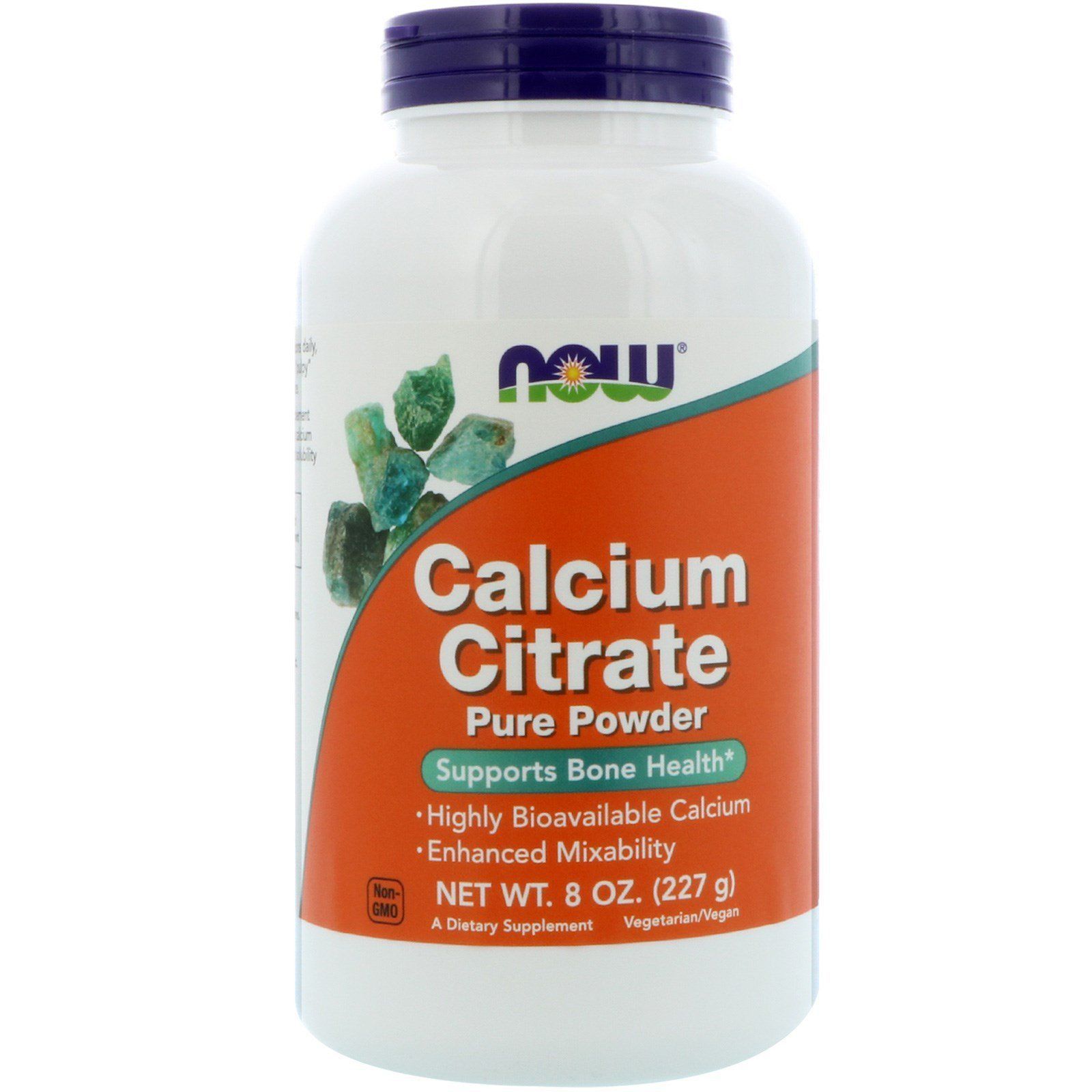 NOW Foods, Calcium Citrate (100% Pure Powder), 227 г