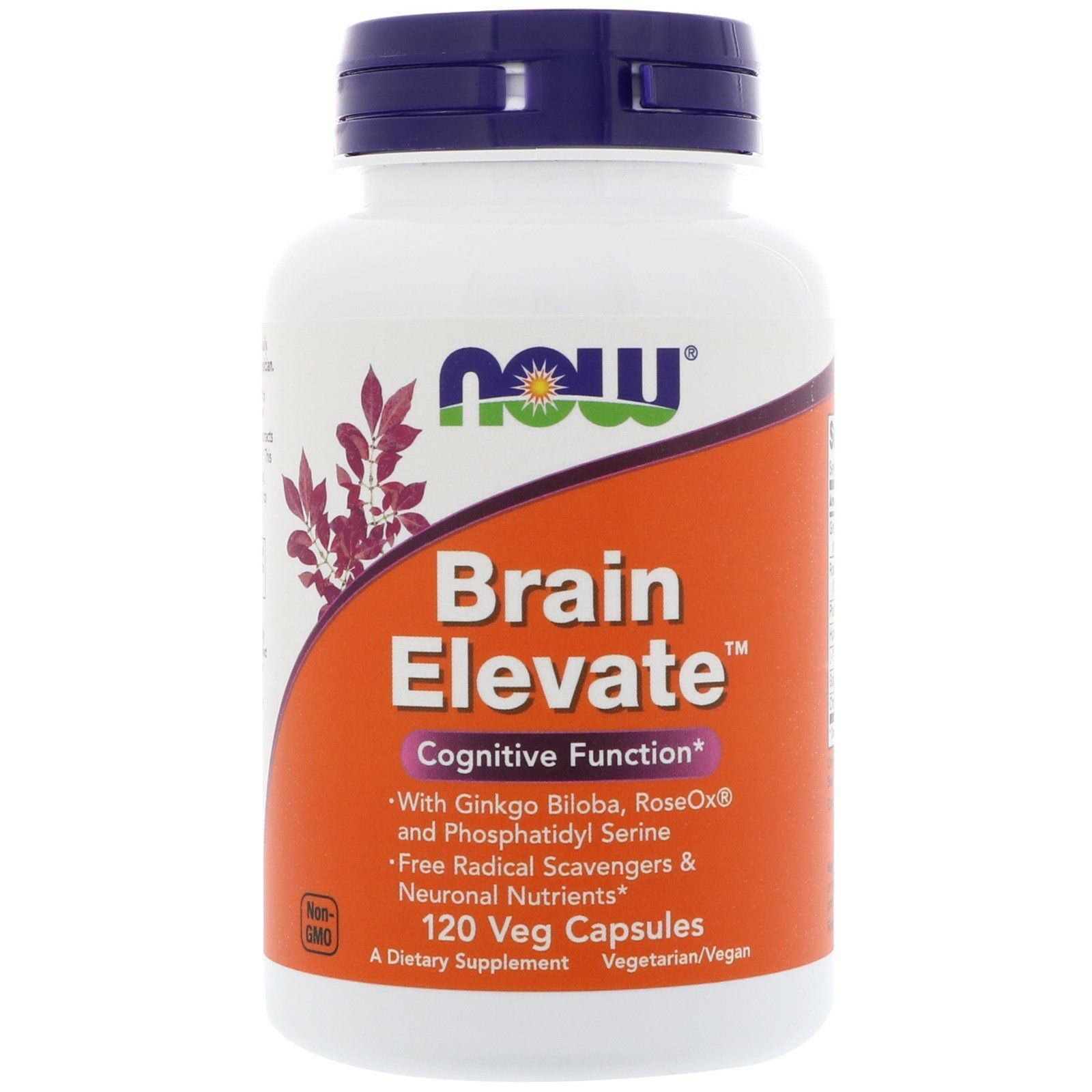 NOW Foods, Brain Elevate, 120 капсул