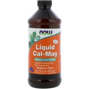 NOW Foods, Liquid Cal-Mag, 473 мл