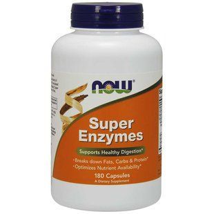 NOW Foods, Super Enzymes, 180 капсул